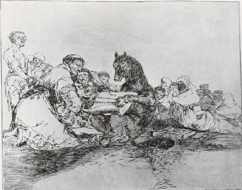Francisco Goya Esto es lo peor Germany oil painting art